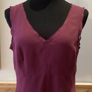 Access sleeveless top Plum Size 14